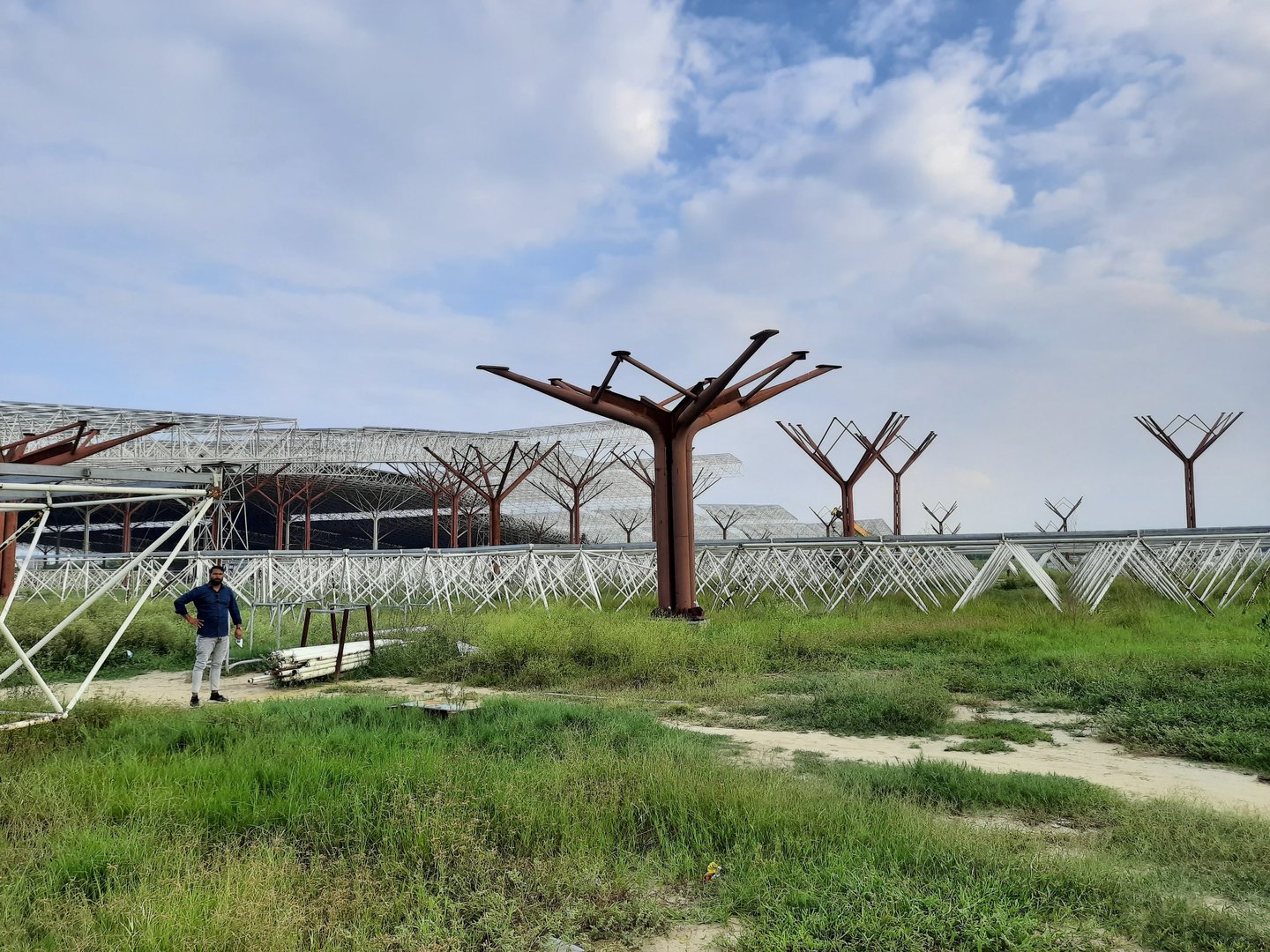 Tubular Structure Fabrication & Erection at Nirankari Spiritual Centre, Haryana