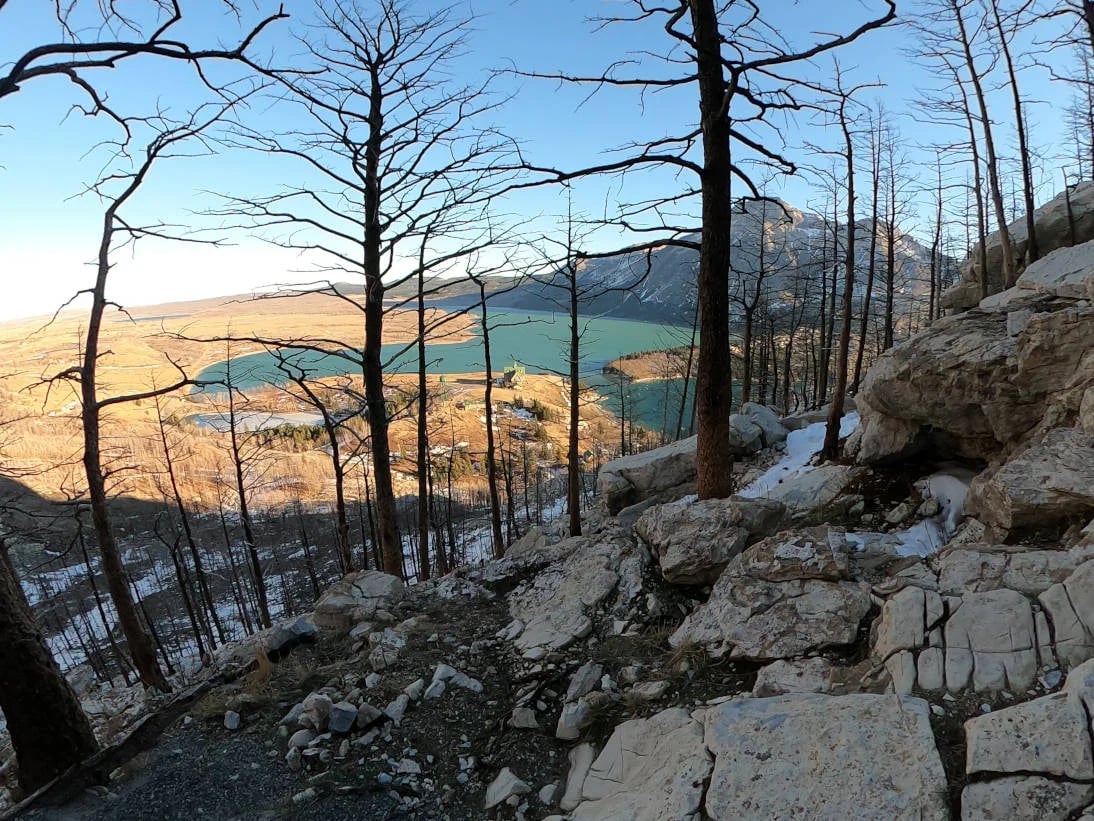View from Bear’s Hump looking at the Prince of Wales.