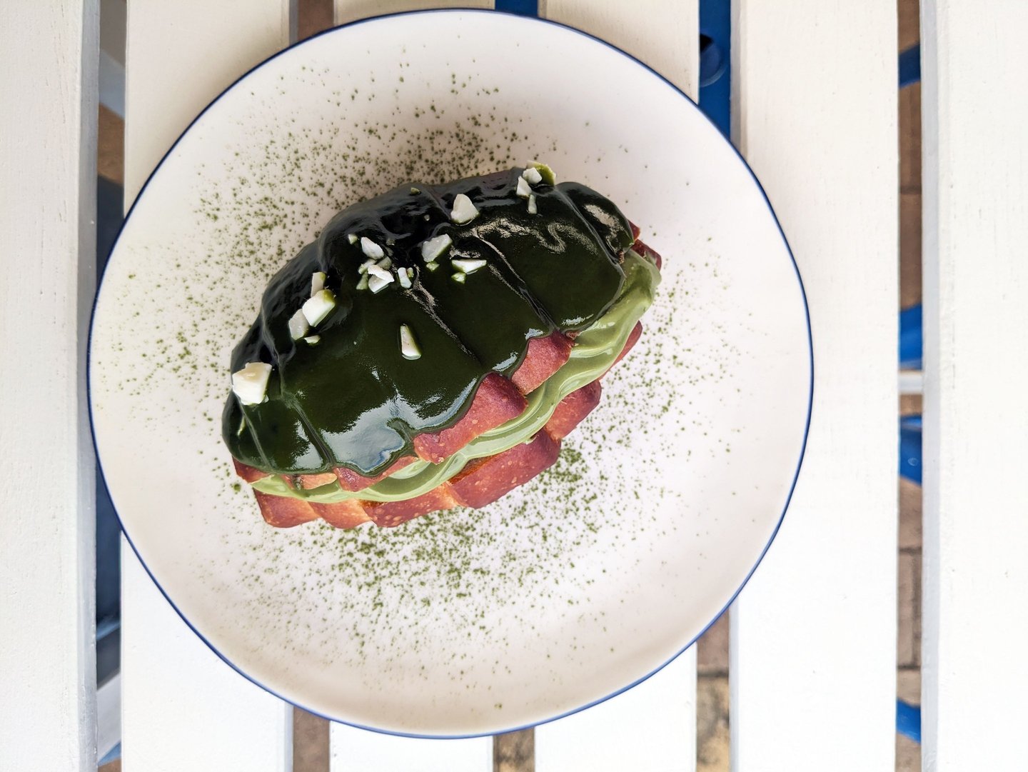 Duo Matcha Shio Pan by Patisserie BLEU in Leeming Perth.