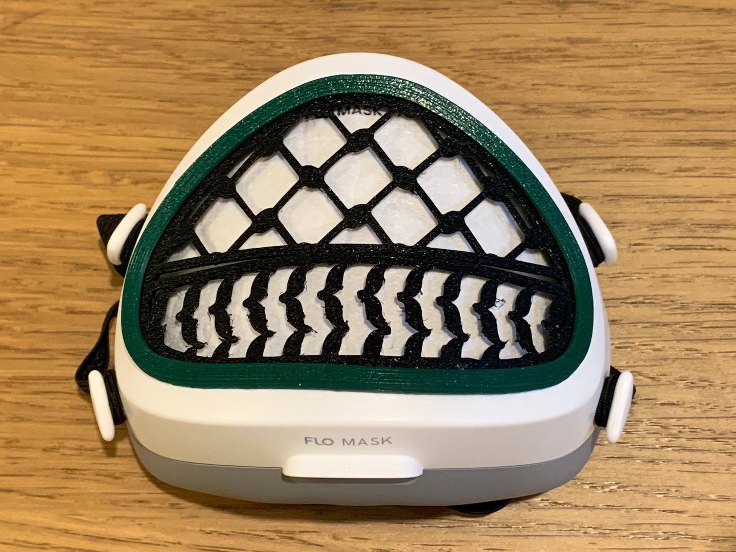 flo-12: Flomask with combined Netting and Olive Leaves decoration