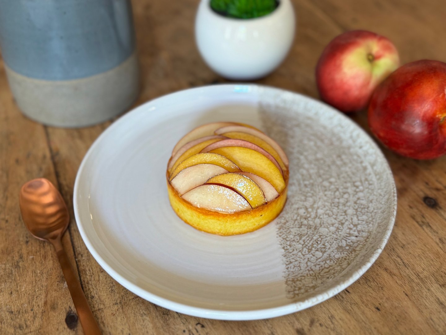 Tarte nectarine verveine