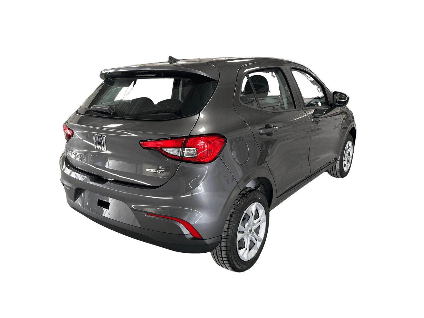 Econômico Fiat Argo 1.0 cinza, manual, com ar, direção