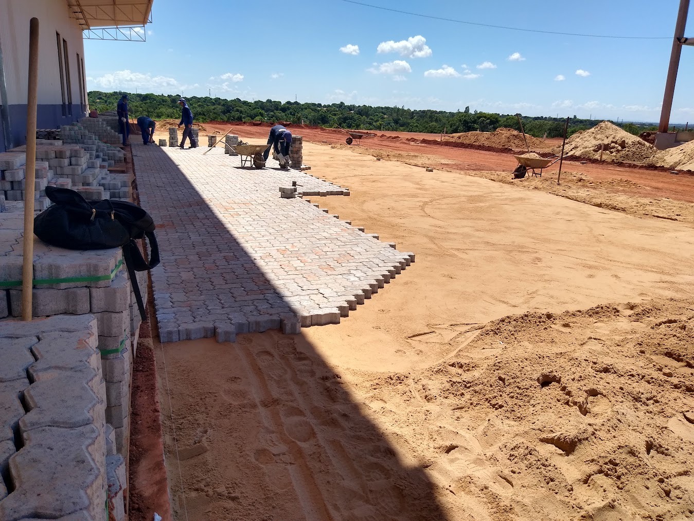 Assentamento de Piso Intertravado