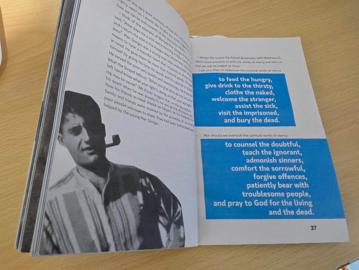 Works of Mercy Pier Giorgio Frassati