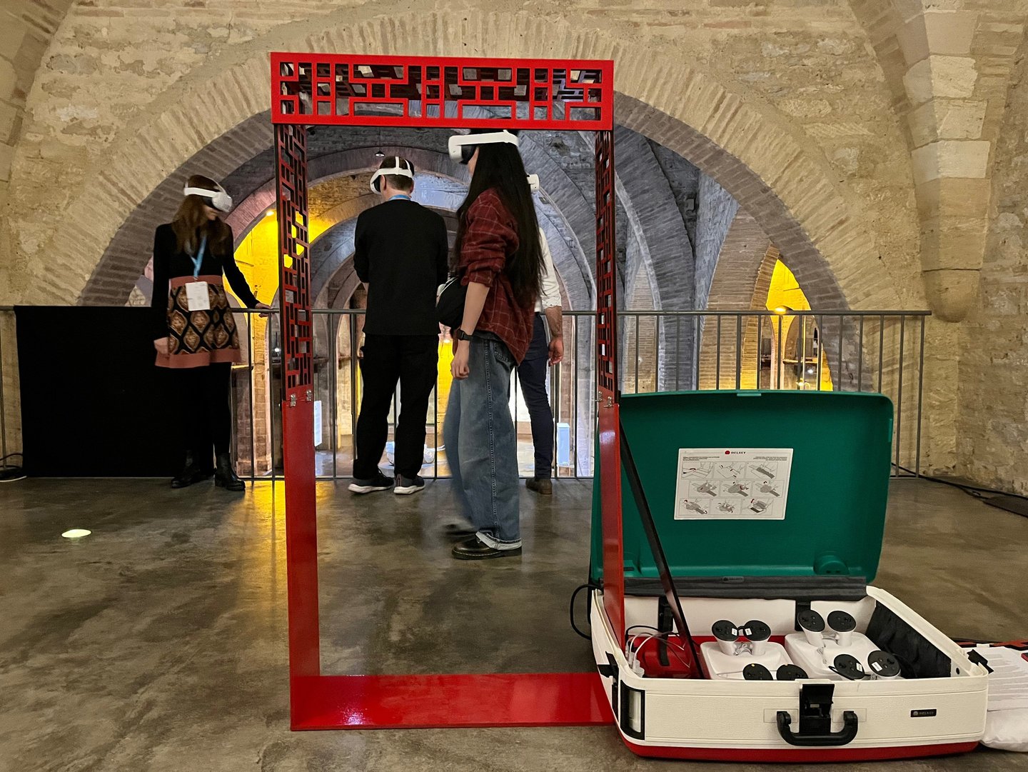 The physical installation of Cities Unseen at CPAC Musée d'art contemporain Bordeaux, 2025