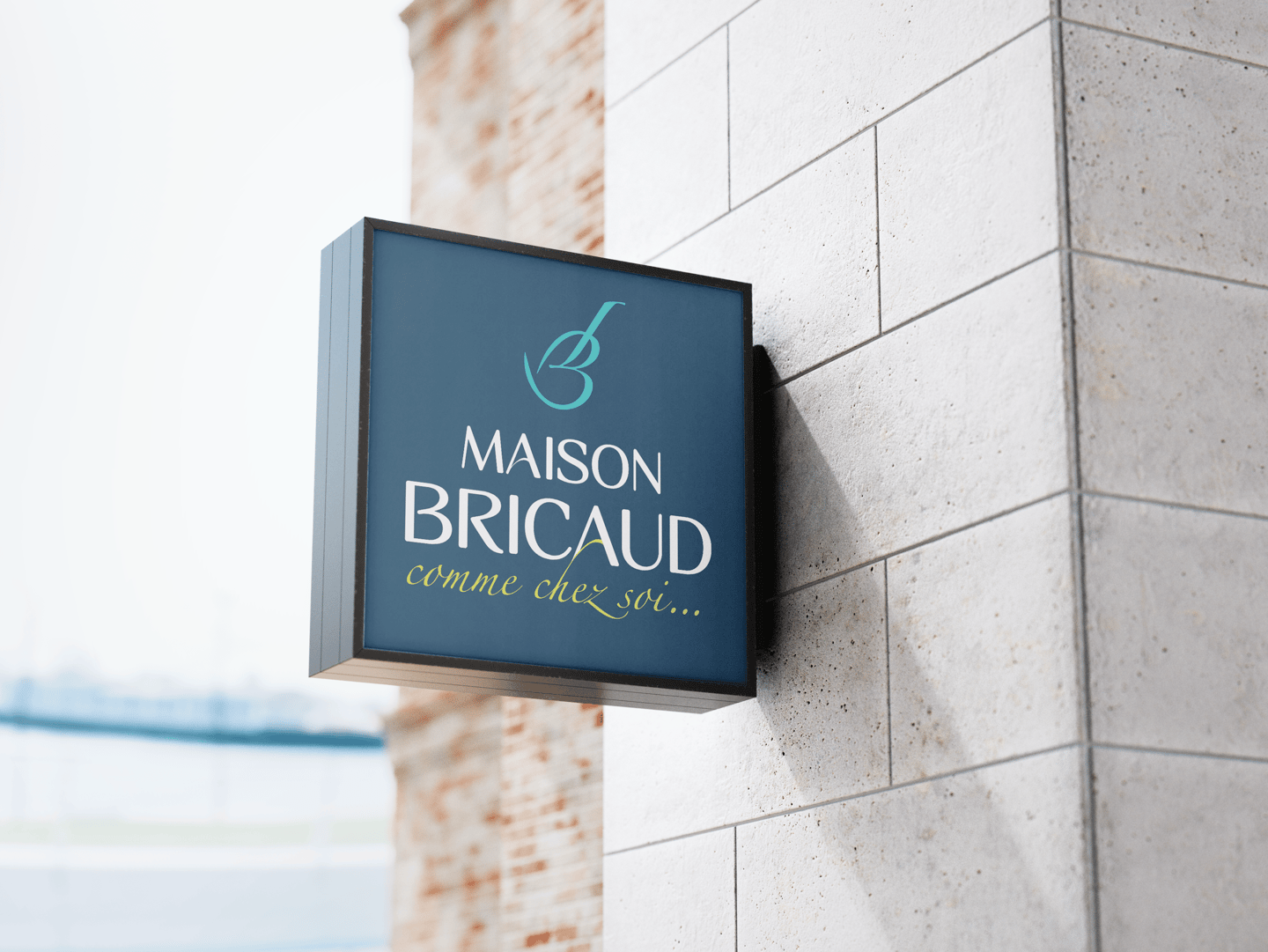Logo - Identité visuelle - Laurent Bricaud - Restaurant Maison Bricaud- Amy Atelier Graphique
