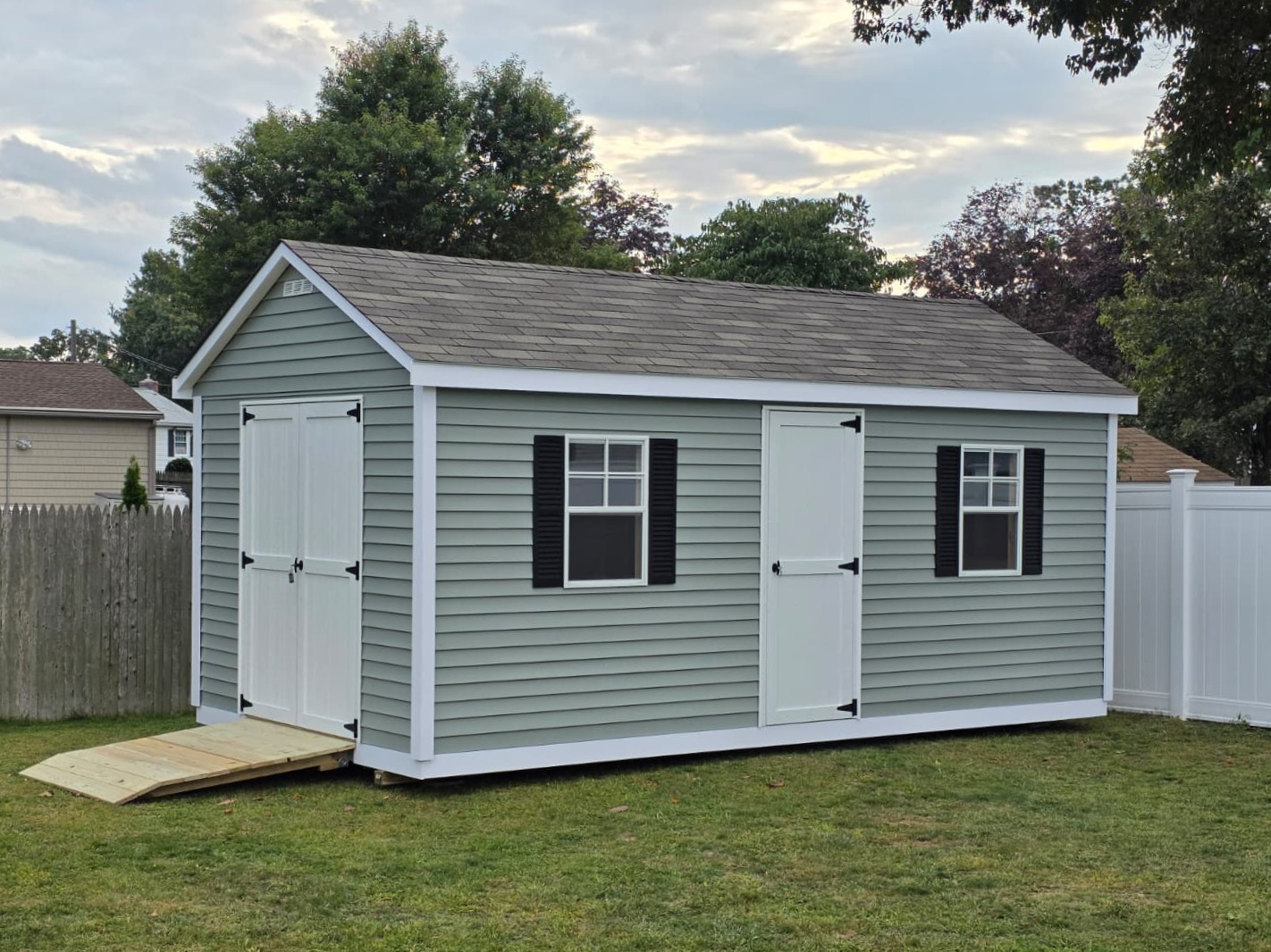 Custom shed under construction using high-quality, durable materials by Imperial Custom Sheds