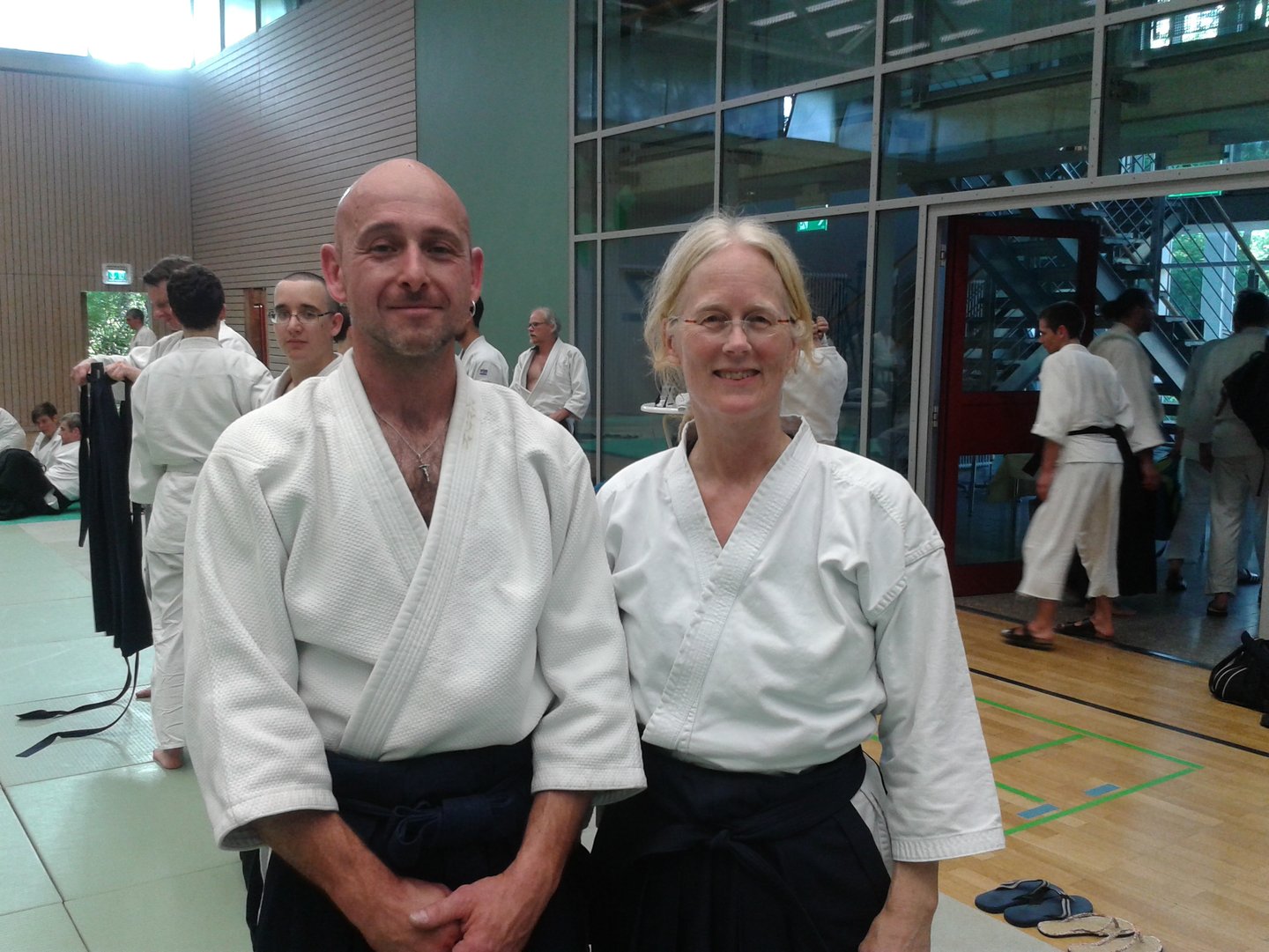 Bernd Enders mit Linda Holiday Sensei