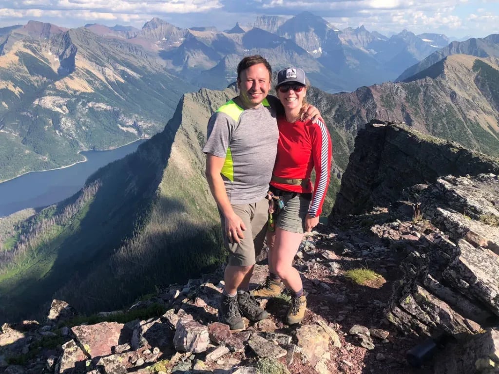 Hiking to some beautiful scenic spots in Waterton Lakes National Park.