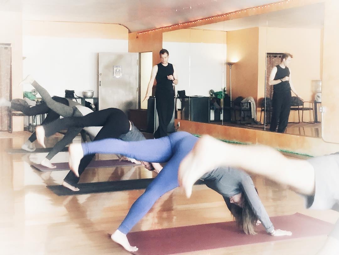 Jack Utermoehl Teaching a Yoga Class