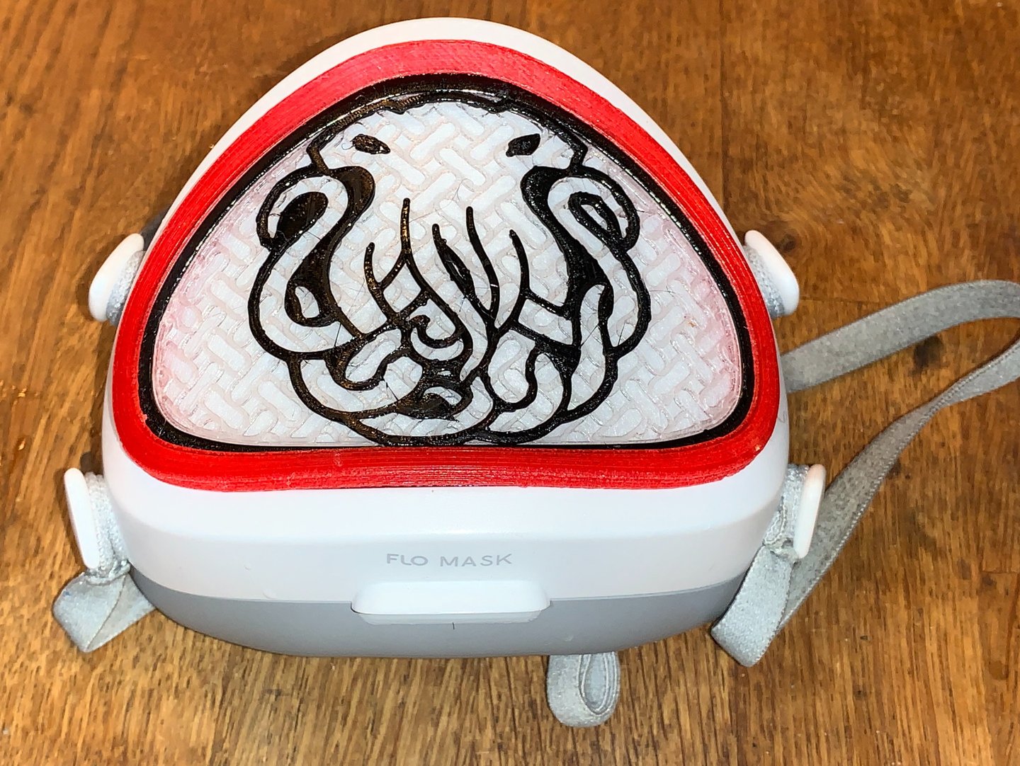 flo-54: Flomask with Inkfish logo-open