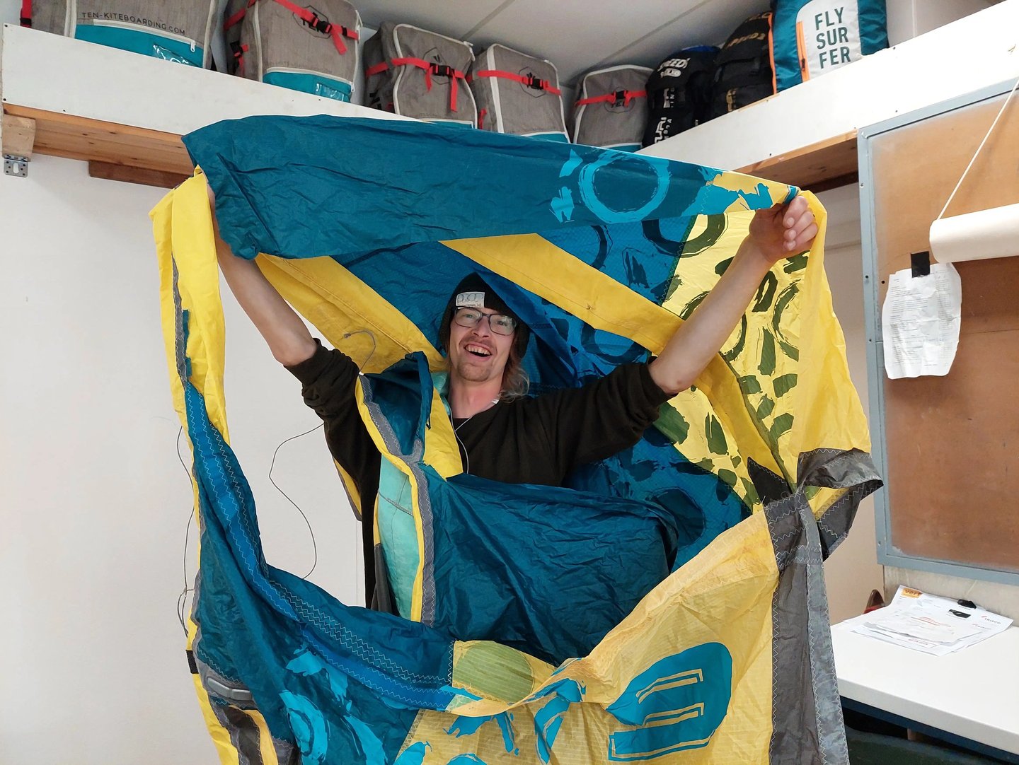 Kite schadeherstel bij Sisu Repair