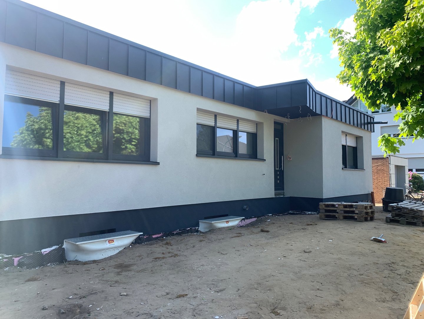 Aussenanstrich Dachgiebel Dachunterstände streichen dorsten marl haltern Schermbeck wesel Heiden