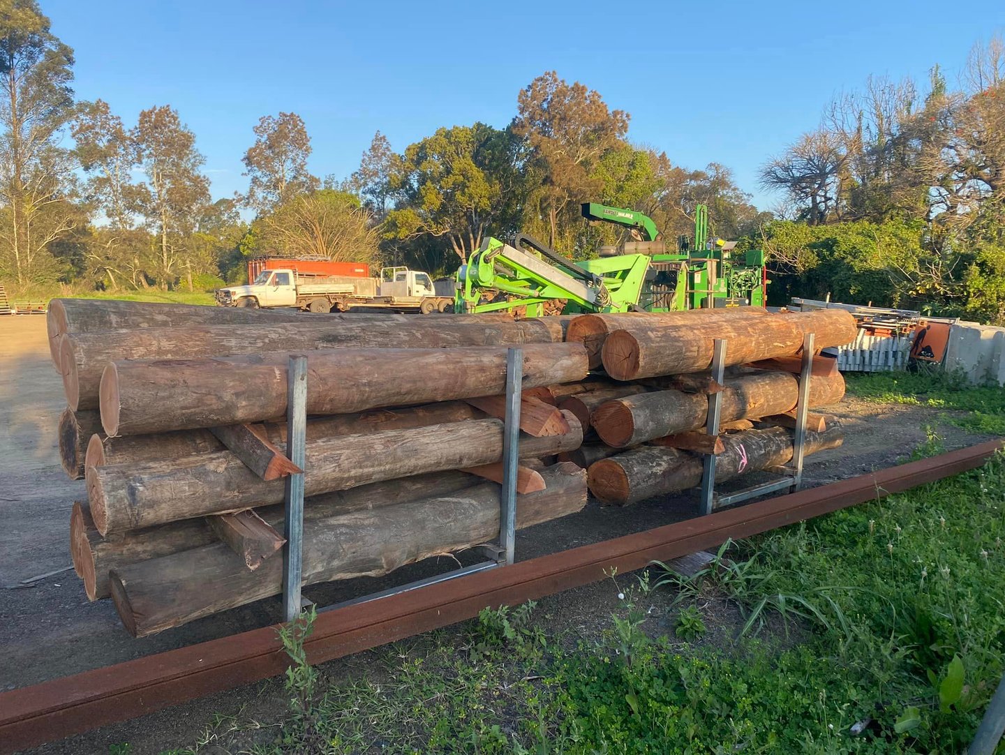 Stacked strainer posts