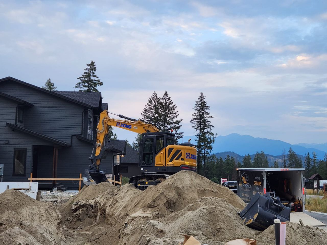 excavation a basement in cranbrook bc east kootenay