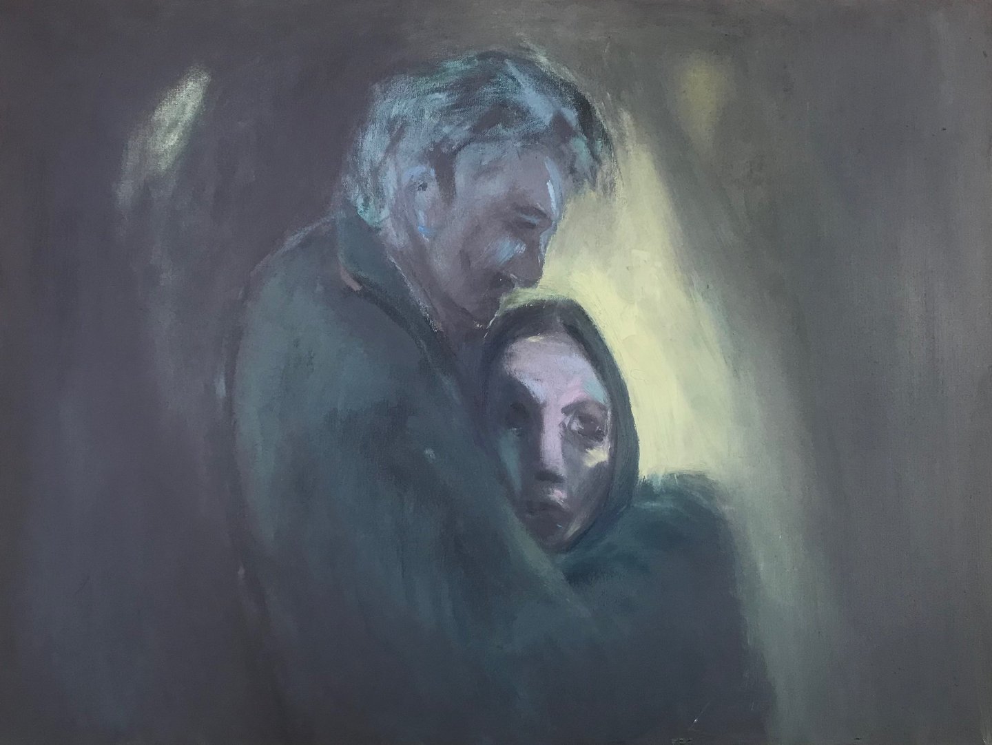 Bond & Boundaries oil painting by Lina Mikužytė Lithuania