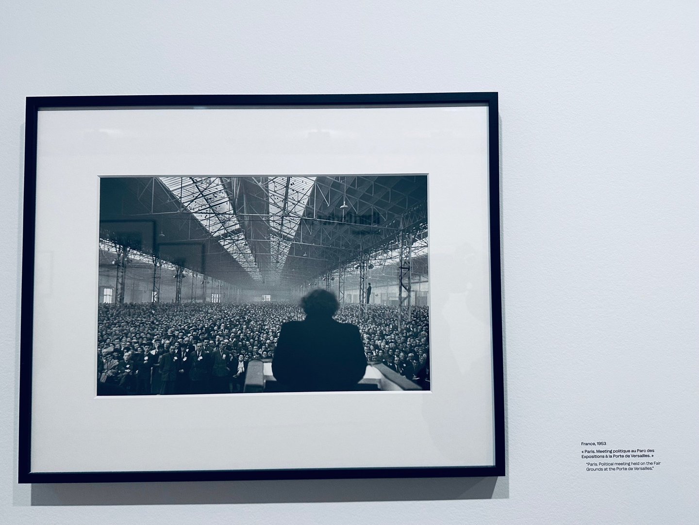 France 1953, Paris, Political meeting on the Fair Grounds at the Porte de Versailles