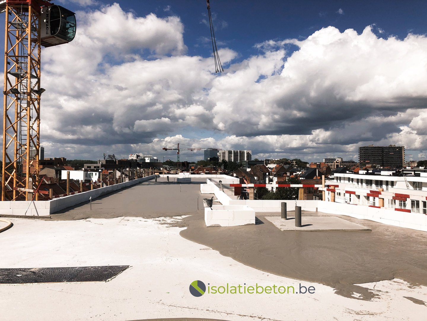 Hellingsbeton, schuimbeton nieuwbouw