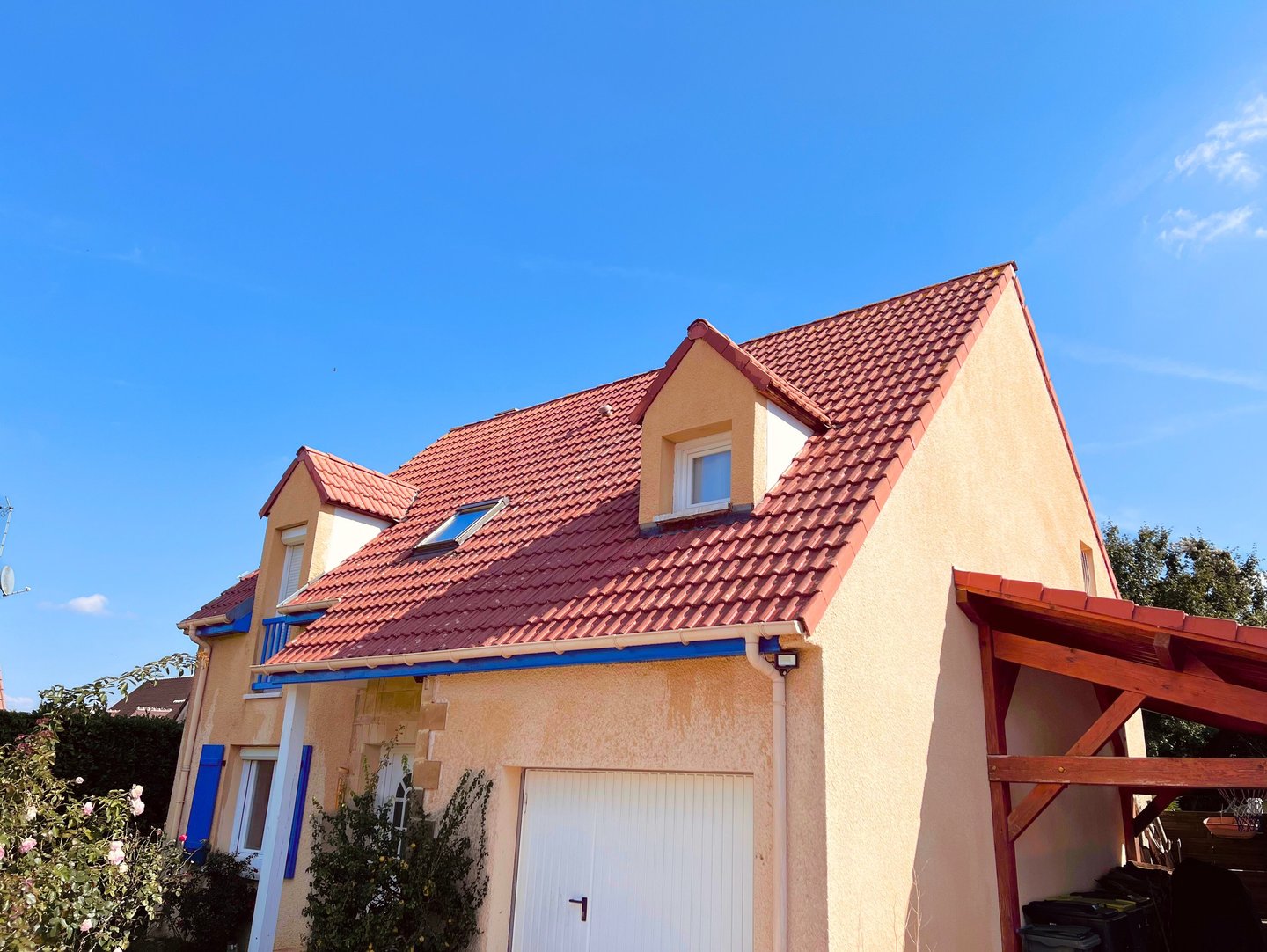 nettoyage toiture façade drone