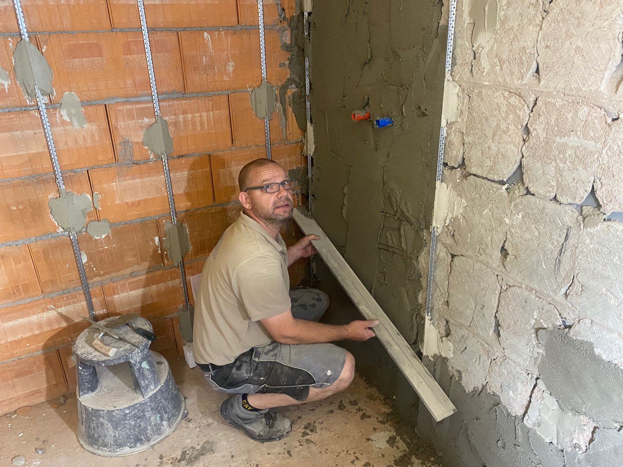 Verputzarbeiten durch Kissenbeck - Bad in Hanau