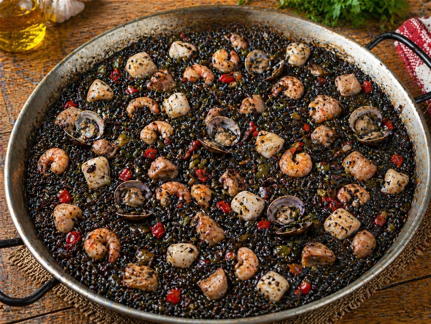 Paella Negra a Domicilio Bogotá