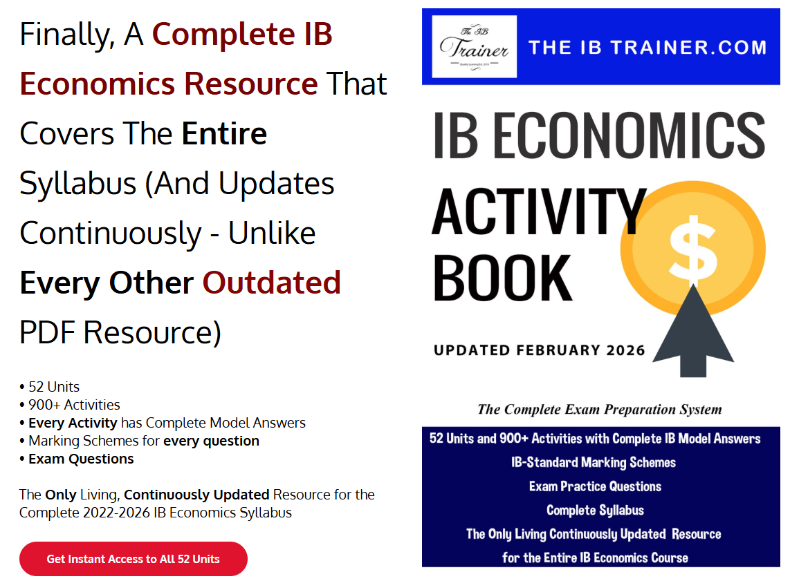 IB Economics Activity Book Promo Theibtrainer.com