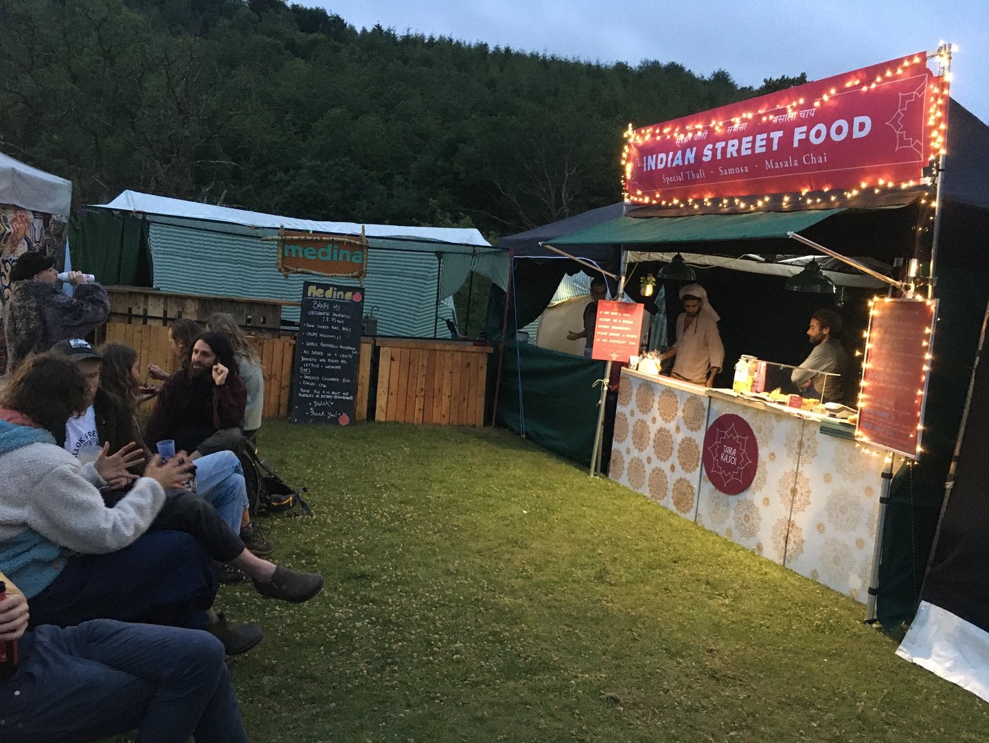 Tara Rasoi Indian Street Food stall at festival