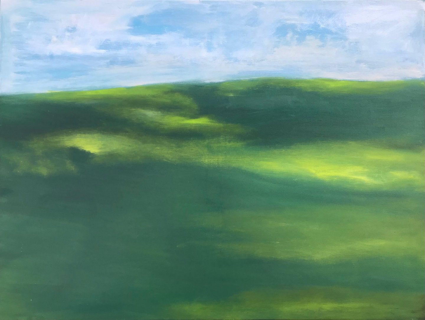 Pieva aliejinė tapyba Lina Mikužytė Oil painting Lithuania