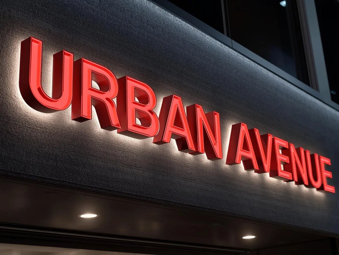 a sign that says urban avenue
