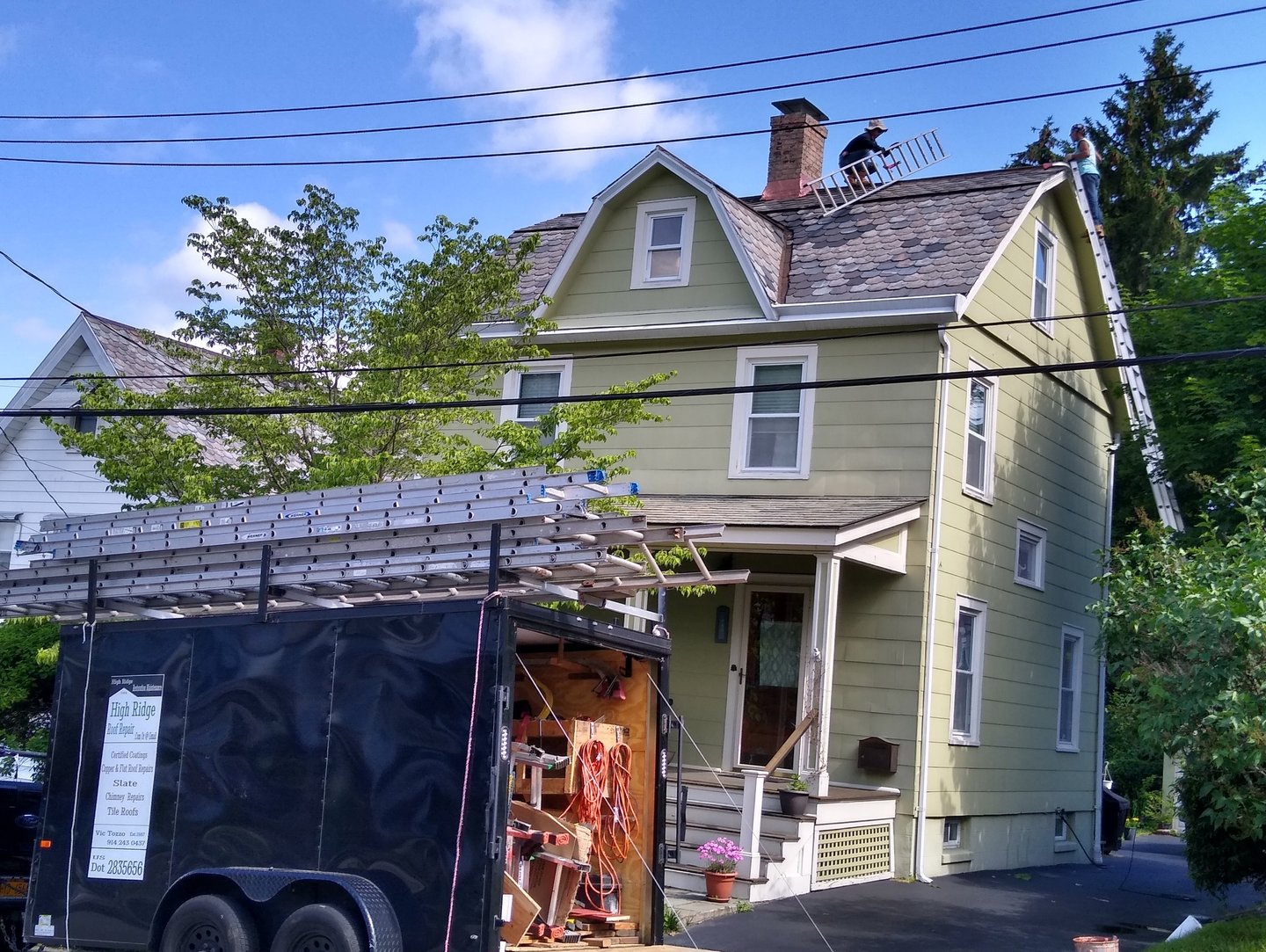 shingle roof repair in farifield county new york