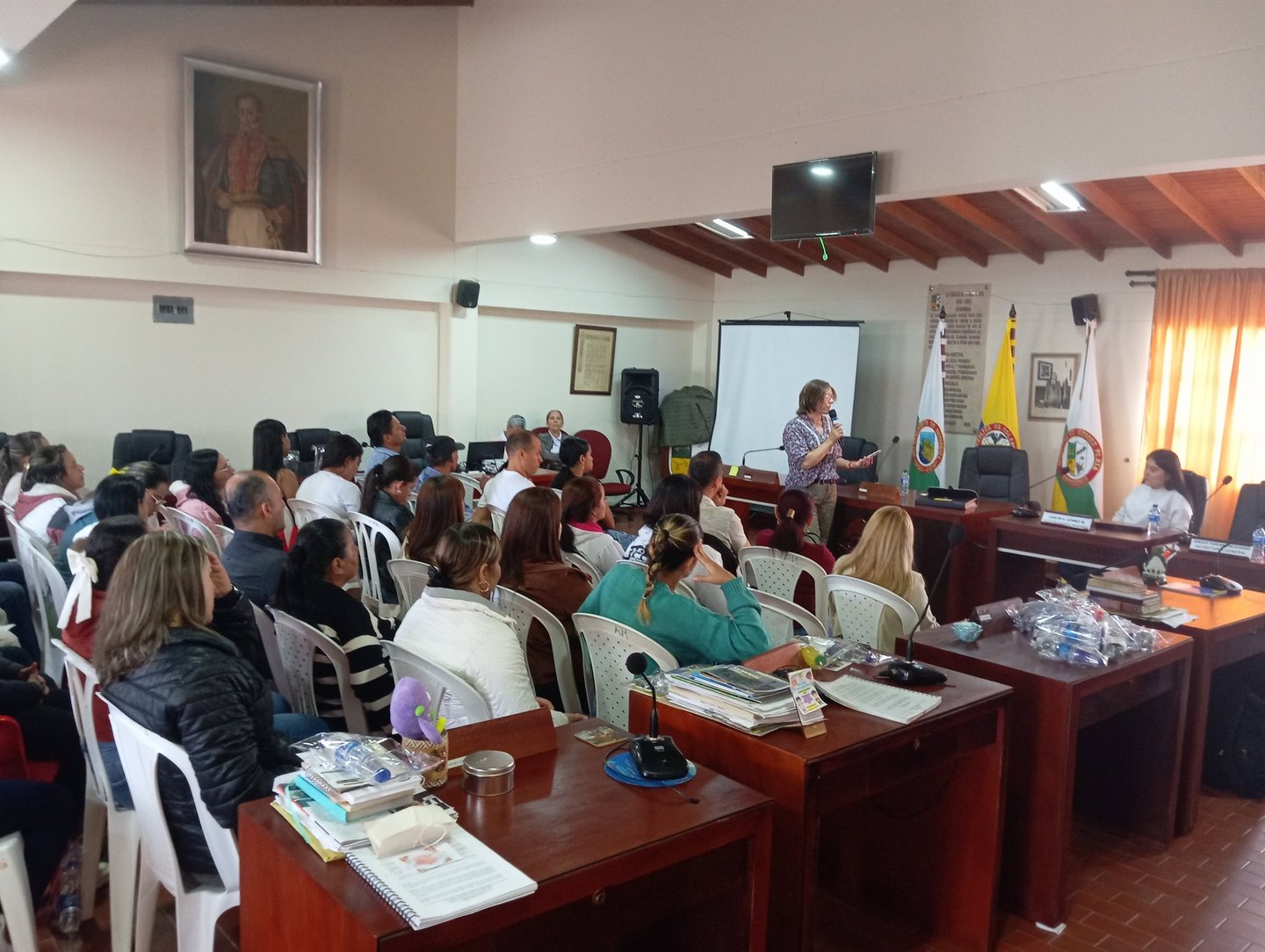 Reunión de beneficiarios