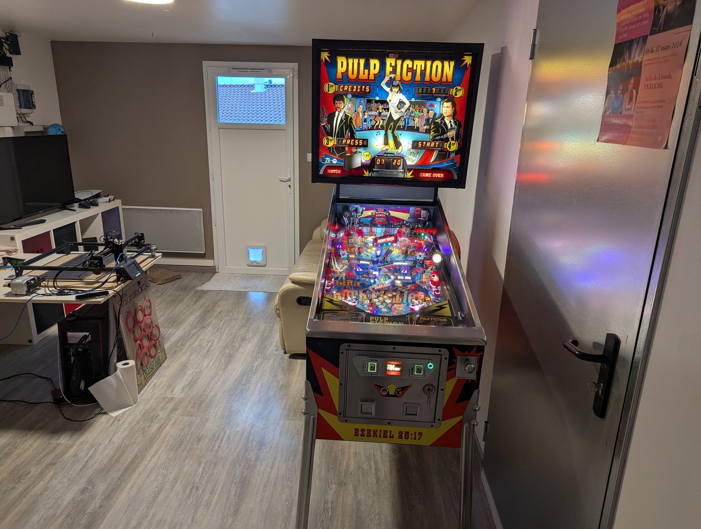 Le flipper en location Pulp Fiction