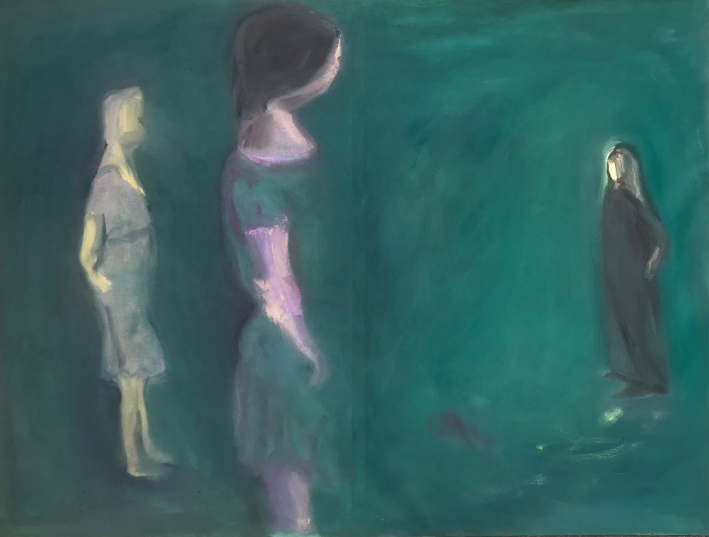 Generations oil painting by Lina Mikuzyte Lithuania