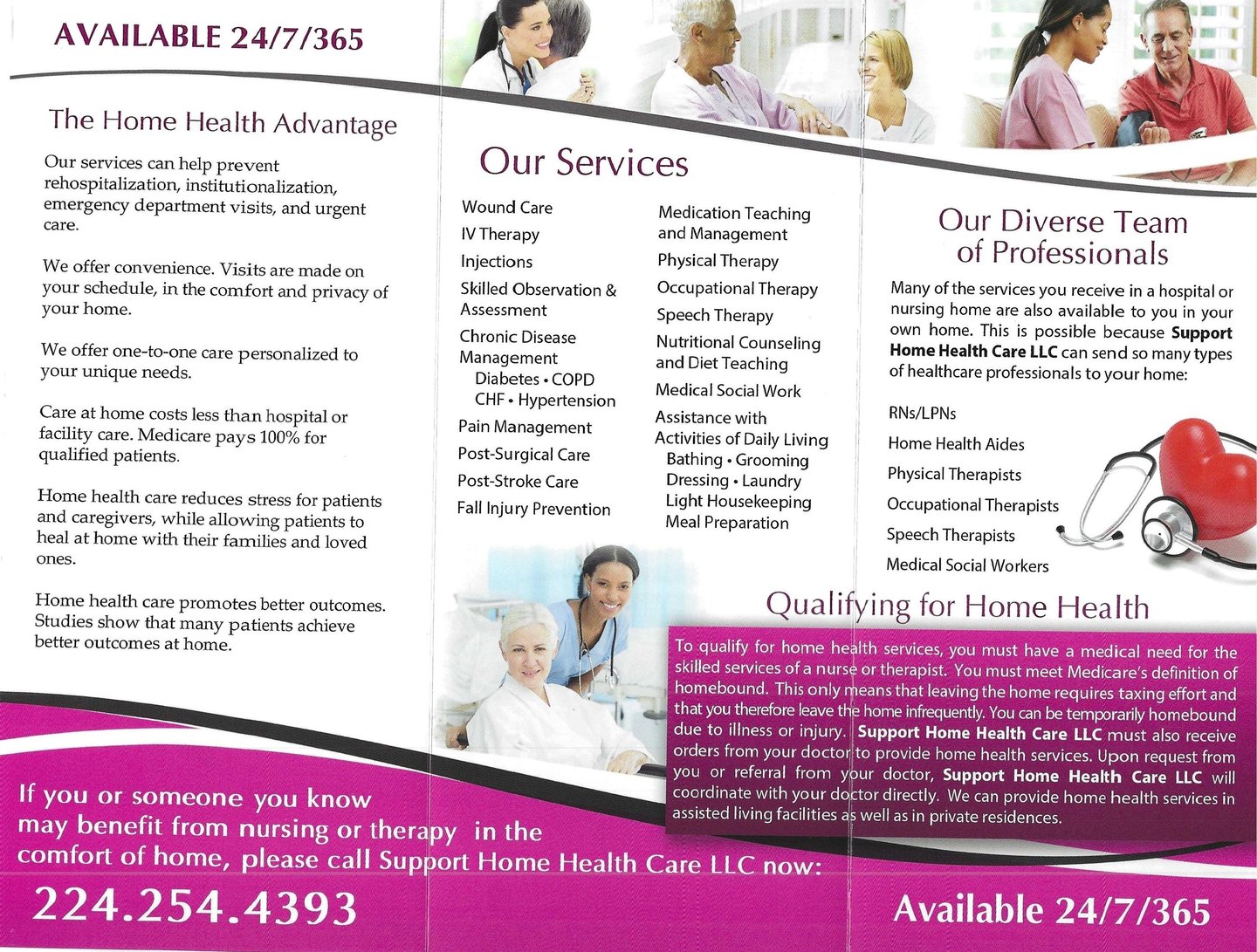 services and qualifications