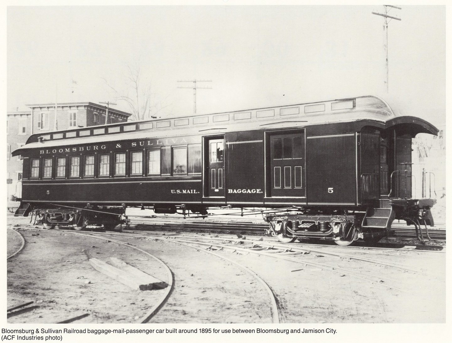 Bloomsburg and Sullivan Mail Car