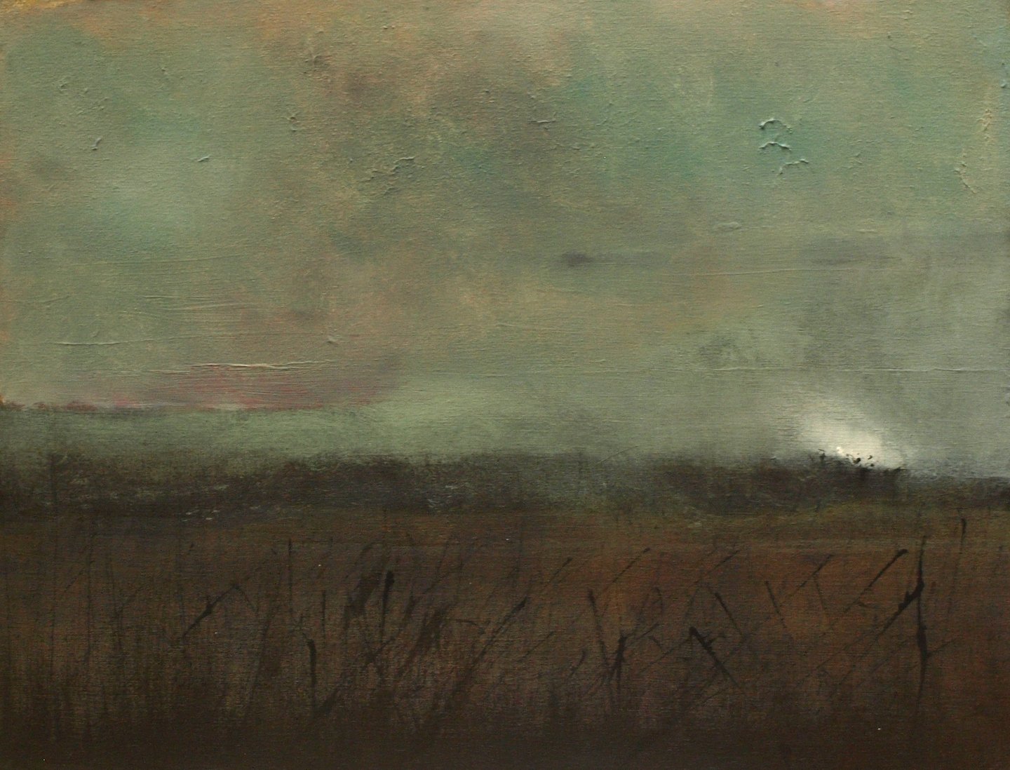 Jaï - Acrylique sur toile "Fleurs du silence" 65x50cm VENDU - Collection "Les grands Espaces " 2025