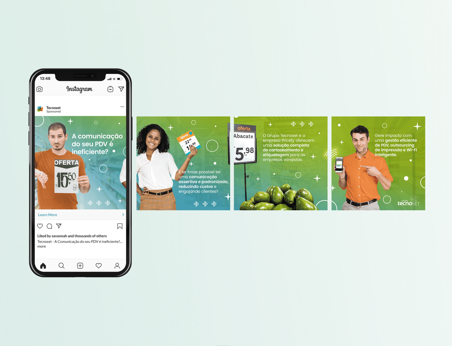 a person holding a phone and a phone with a picture of a man in a