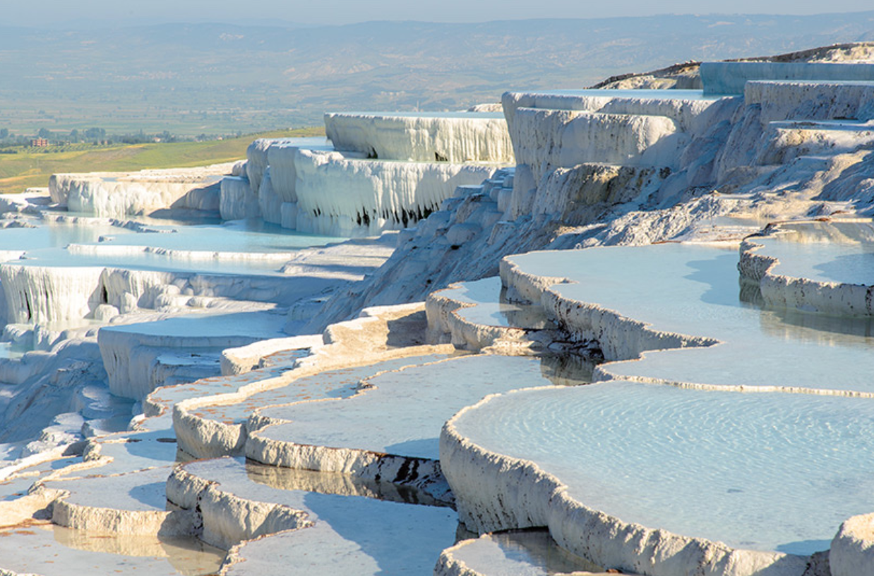 Denizli Gezilecek Yerler | Pamukkale Travertenleri