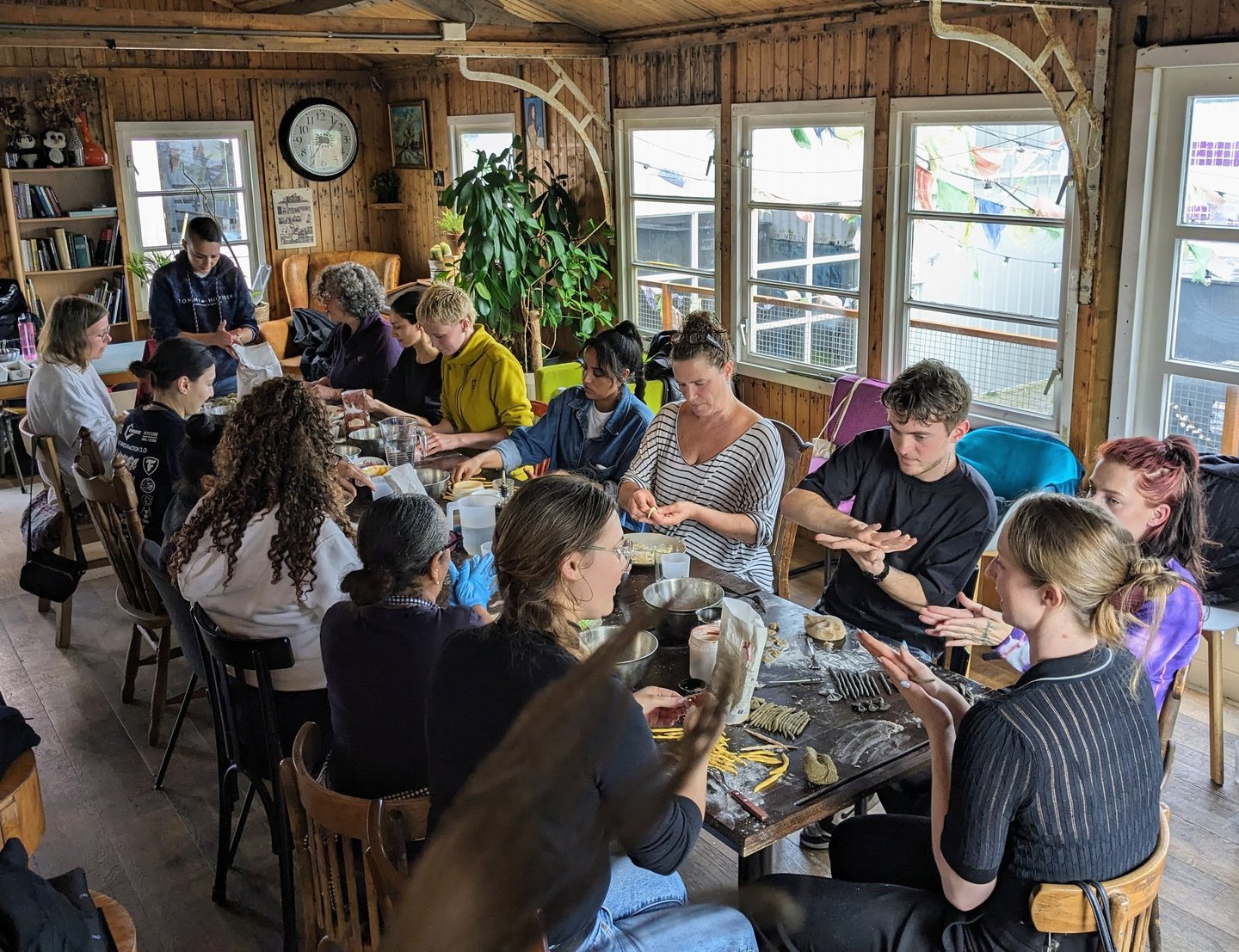 team buolding vegan cooking activity