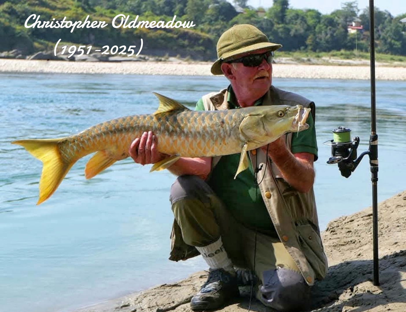 Mahseer Man Christopher Oldmeadow.