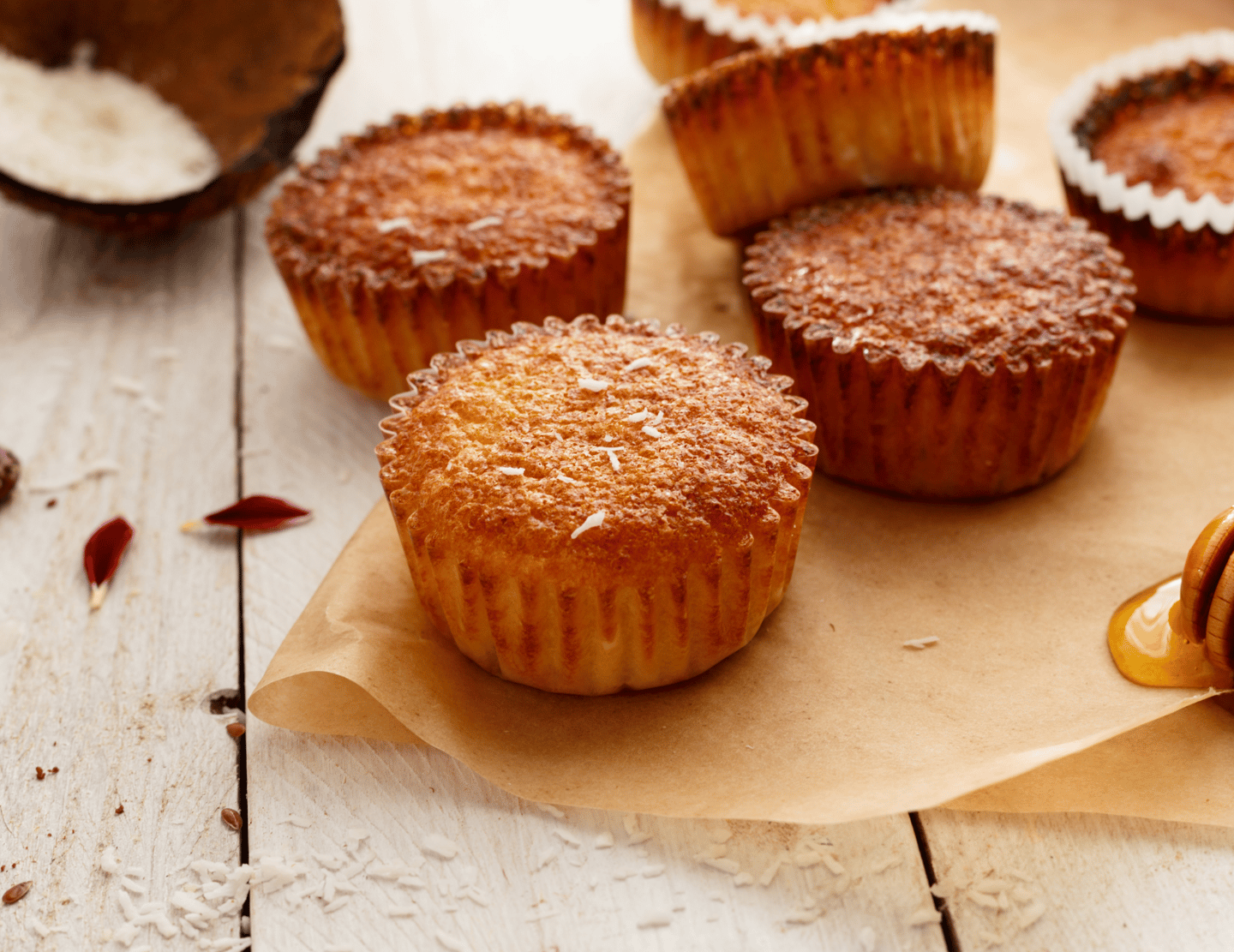  Coconut Flour Vanilla Cupcakes
