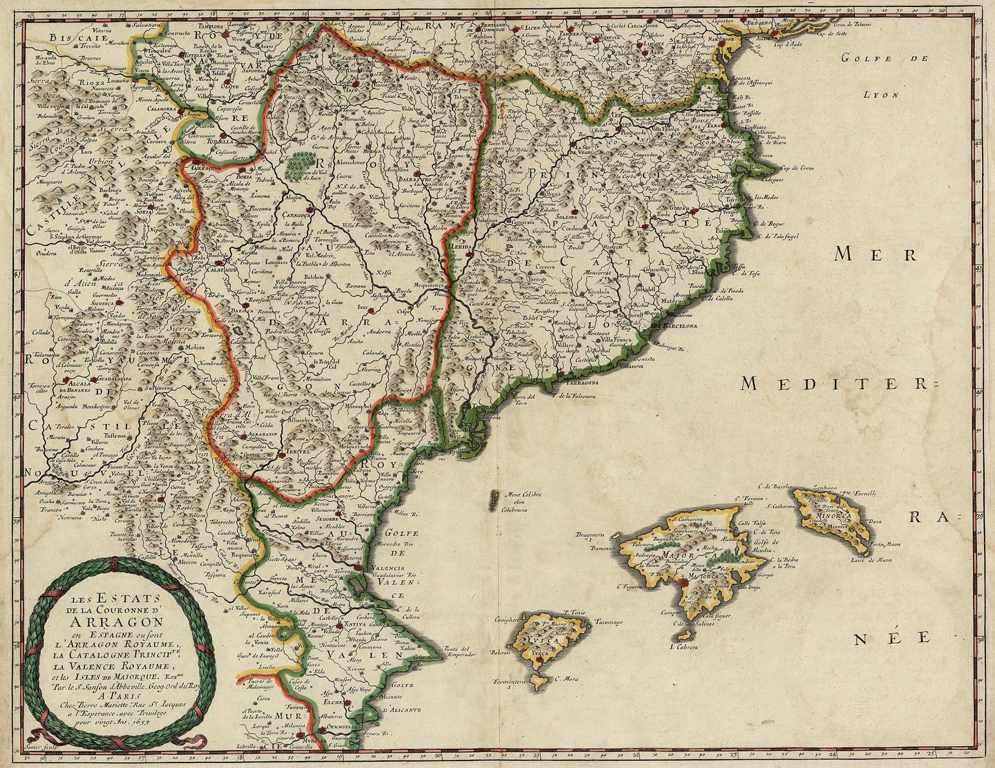 Les états de la couronne d'Aragon