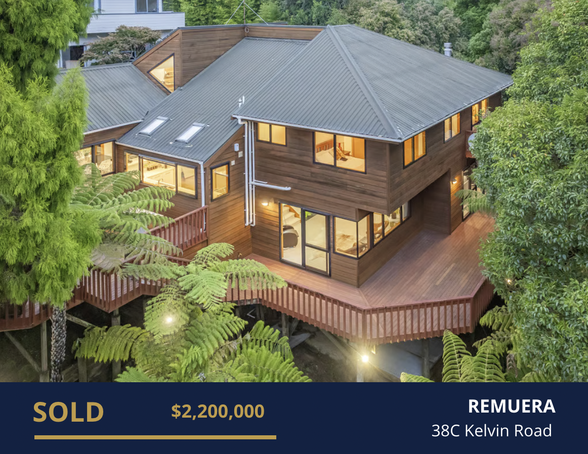 38C Kelvin Road Remuera sold by Aurora Group