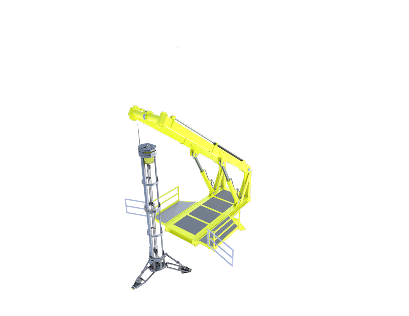 Deployment Frame with Vibrocorer