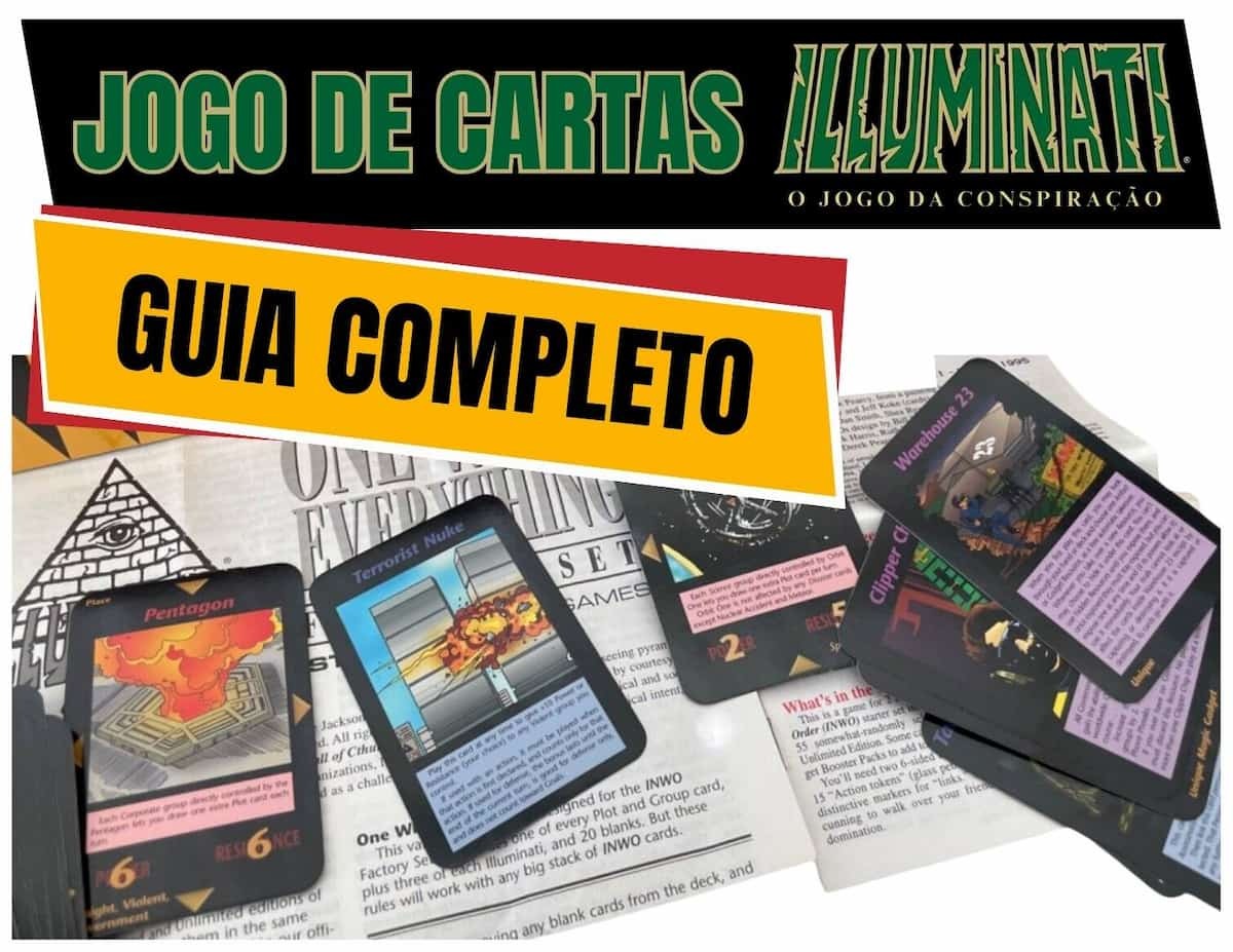 Guia completo do Jogo de Cartas Illuminati (famoso jogo de cartas que previu o atentando 11/09/01)