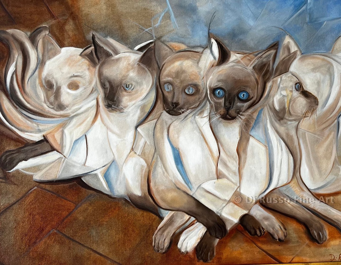   Title: Cinq chats D'Avignon
