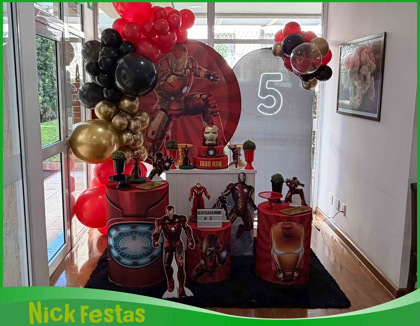 Aluguel de decoração Infantil Homem de ferro Iron Man Freguesia do Ó Zona Norte Zona Oeste