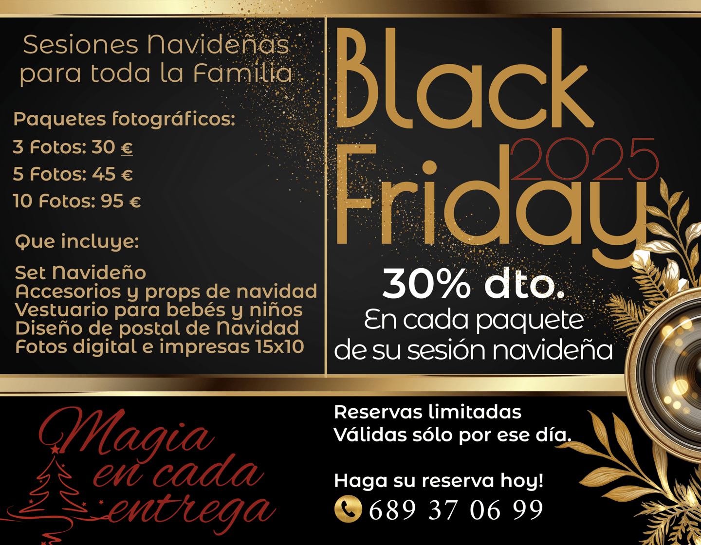 Anuncio para el Black friday