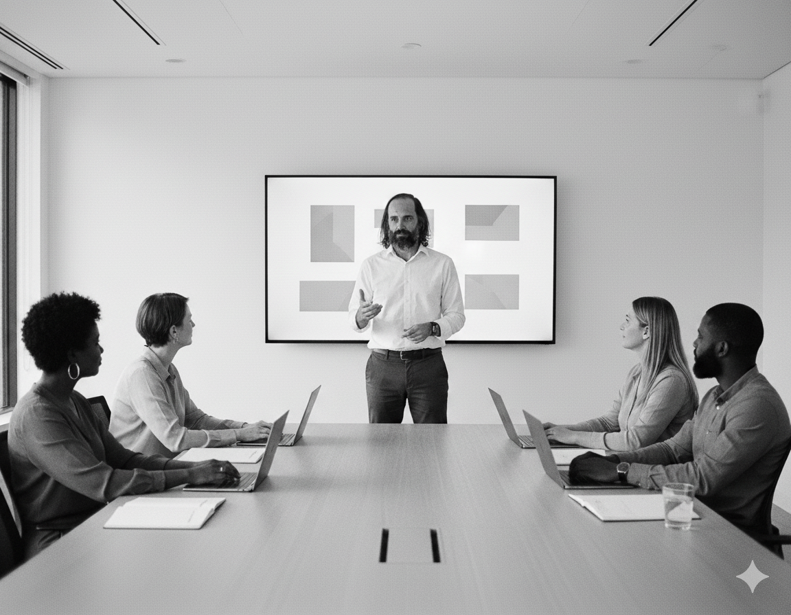 ChatGPT instructor leading training session