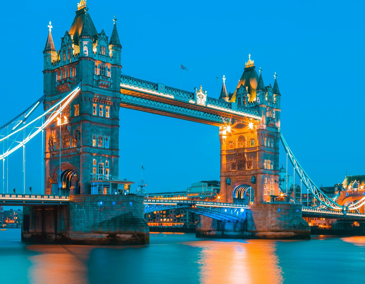 Tower of London medieval fortress with White Tower and stone walls